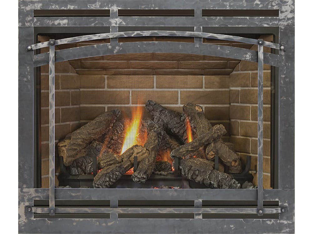 Forged Iron Rustic Fireplace Doors By Stoll Industries - Bassemiers
