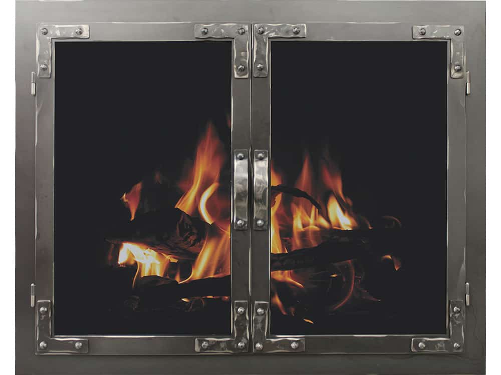 Old World Rustic Fireplace Doors By Stoll Industries - Bassemiers