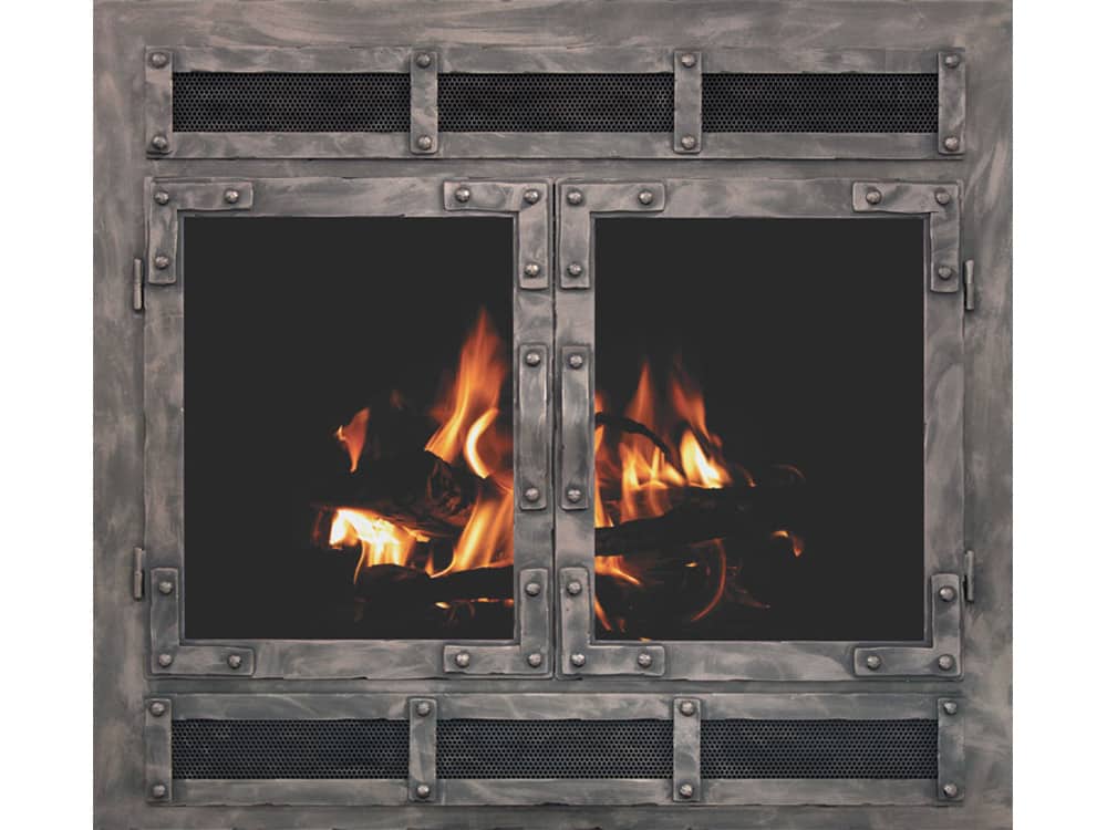 Old World Rustic Fireplace Doors By Stoll Industries - Bassemiers